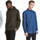 Textured-knit Cotton Sweater, $35 | Scuba-fabric Hooded Shirt, $30 | Premium Cotton Denim Shirt, $40 | Short Chino Shorts, $20